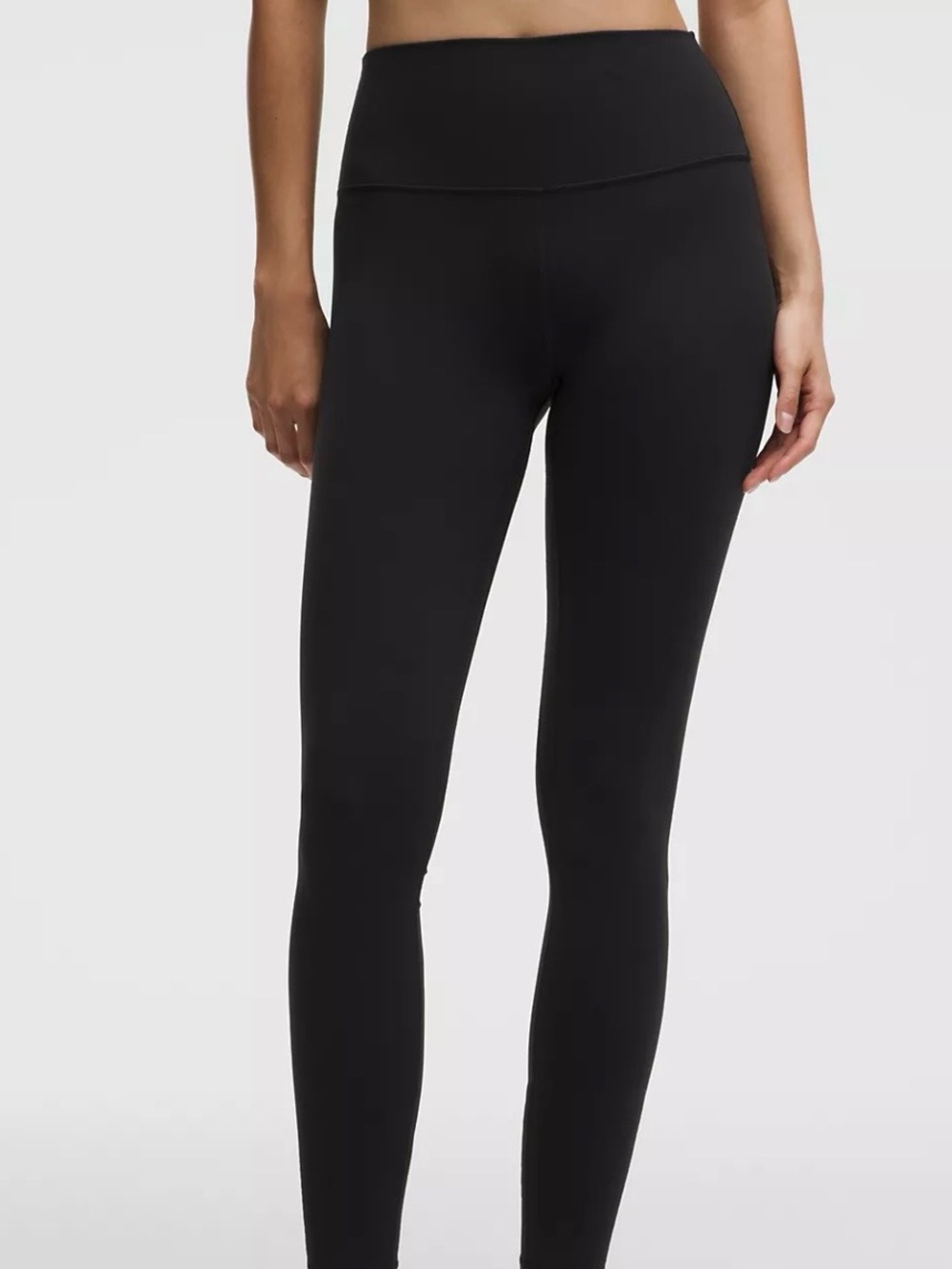 Black High-Waist Leggings 31”